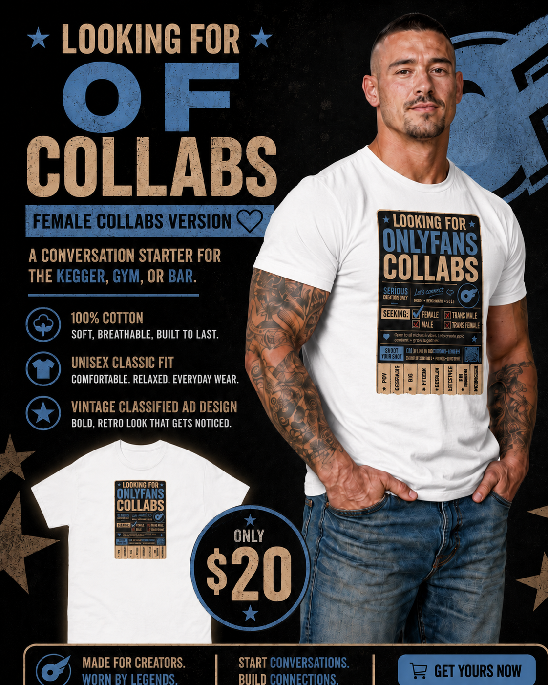 White shirt promo