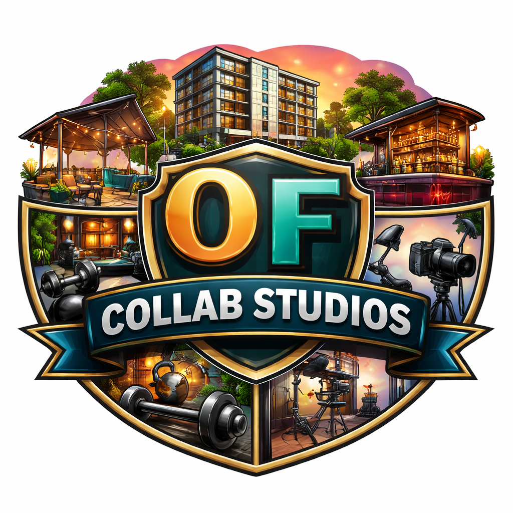 Studio venue types including lofts, apartments, gyms, boats, salons, lounges, themed rooms, warehouses, and production studios